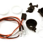 Realistic Spot Light (2) w/ LED, Plastic Housing for 1/10 & 1/8 Scale