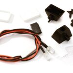 Realistic Spot Light (2) w/ LED, Plastic Housing for 1/10 & 1/8 Scale