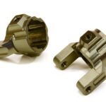 CNC Machined Alloy Caster Blocks for Axial 1/10 SCX-10 Honcho & Dingo