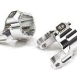 CNC Machined Alloy Caster Blocks for Axial 1/10 SCX-10 Honcho & Dingo