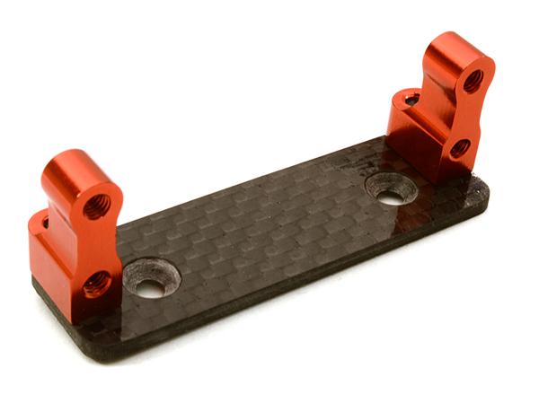 OBM23015RED Billet Machined Alloy Servo Mount for Axial 1/10 Wraith 2.2 - Image 1
