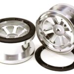 CNC Machined 8 Spoke Beadlock 2.2 Wheels (2) for Axial Ridgecrest & Wraith 2.2