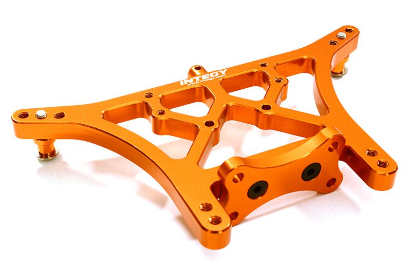 OBM3638ORANGE Machined Rear Shock Tower for Traxxas Rustler 2WD, Slash 2WD, Stampede 2WD 3638 - Image 1