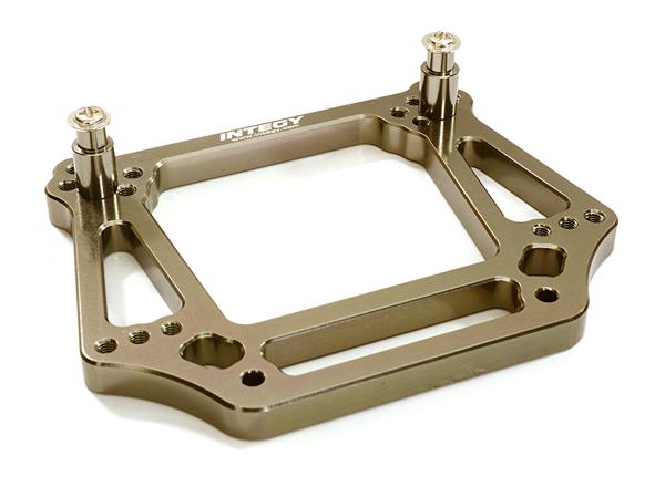 OBM3639GREY Alloy Front Shock Tower for Slash 2WD, Stampede 2WD, Bandit, Rustler 2WD 3639 - Image 1