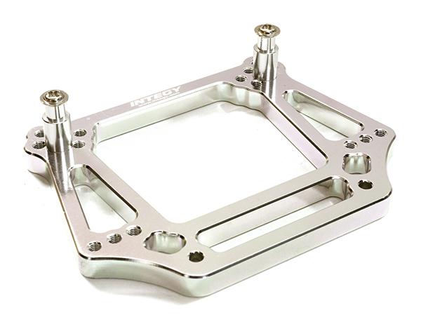 OBM3639SILVER Alloy Front Shock Tower for Slash 2WD, Stampede 2WD, Bandit, Rustler 2WD 3639 - Image 1