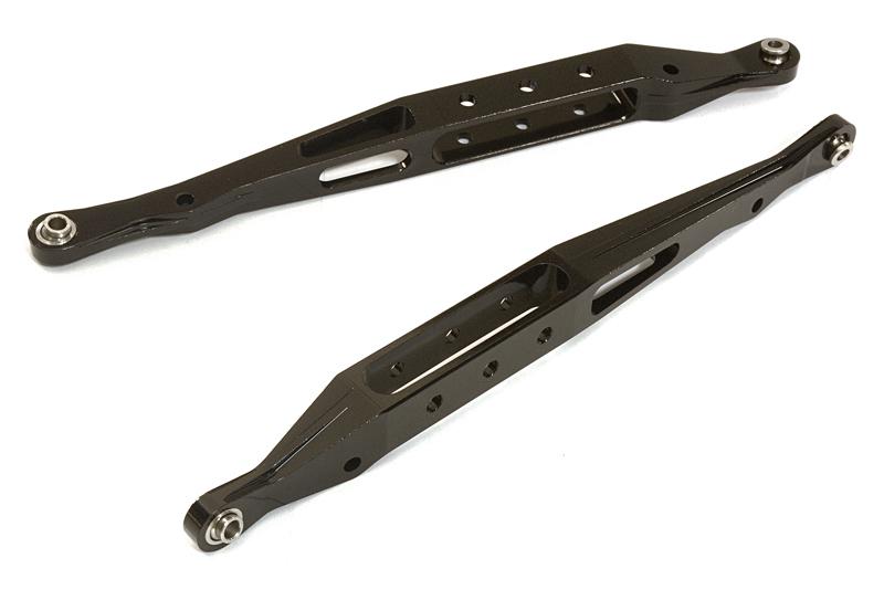 OBM901331BLACK Alloy Machined Rear Lower Suspension Link (2) for Axial 1/10 Yeti Rock Racer - Image 1