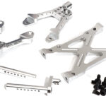 CNC Machined Rear Chassis Brace, Shock Tower & Body Post Kit for Axial SCX-10