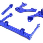 CNC Machined Front Chassis Brace, Shock Tower & Body Post Kit for Axial SCX-10