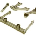 CNC Machined Front Chassis Brace, Shock Tower & Body Post Kit for Axial SCX-10