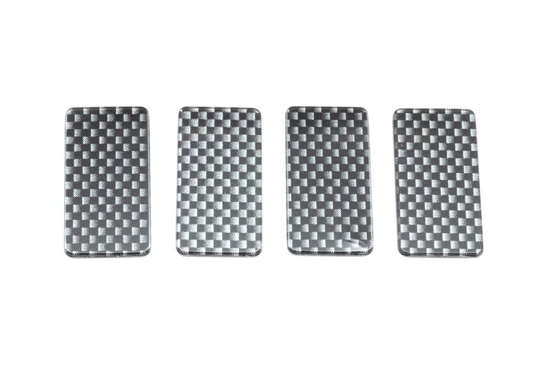 RIDE27012 RIDE Carbon Printed Side Dam (4) for 1/10 Touring Car IFMAR Standard Size - Image 1