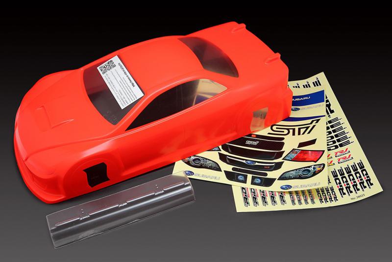 RIDE27015OR RIDE Subaru Impreza WRX STI 4 Door Touring Car Body (Orange) (Light Weight) - Image 1