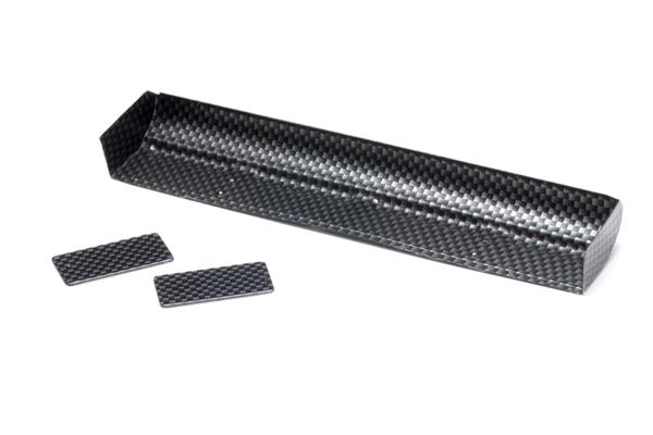 RIDE27021 RIDE 1/10 Ultra High Downforce HD Lip - Carbon Pattern Wing Precut IFMAR sized - Image 1