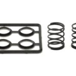 RIDE TC Pro Matched Big Bore Short Springs (2) (H23mm) Black Total Coil=5.75