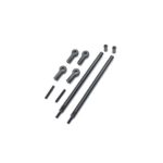 Square R/C Lower Suspension Link Set, 87mm (for Tamiya CC-01) Black