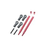 Square R/C Lower Suspension Link Set, 58mm (for Tamiya CC-01) Red