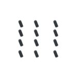 Square R/C M3 x 6mm Stainless Steel Set Screws, Black-Coated (12pcs)