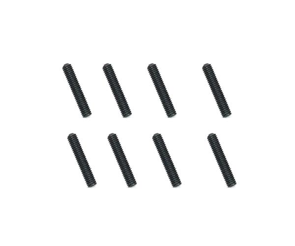 SQ-HSB-315 Square R/C M3 x 15mm Stainless Steel Set Screws, Black-Coated (8pcs) - Image 1