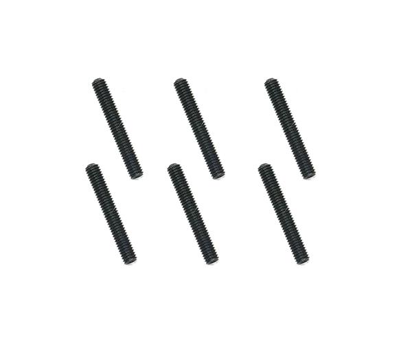 SQ-HSB-320 Square R/C M3 x 20mm Stainless Steel Set Screws, Black-Coated (6pcs) - Image 1