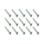 Square R/C M3 x 16mm Stainless Steel Button Head Hex Screws (15 pcs.)