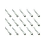 Square R/C M3 x 20mm Stainless Steel Button Head Hex Screws (15 pcs.)
