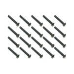 Square R/C M3 x 18mm Black Steel Button Head Hex Screws (20 pcs.)