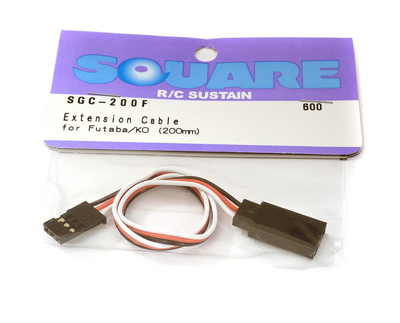 SQ-SGC-200F Square R/C Extension Cable (Small Servos) for Futaba/KO (200mm) - Image 1