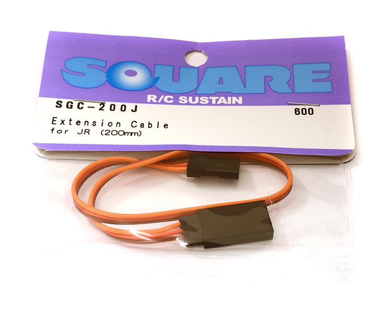 SQ-SGC-200J Square R/C Extension Cable (Small Servos) for Sanwa/JR (200mm) - Image 1