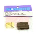 Square R/C European Connectors - 3.5mm (Female) for Brushless Motors, w/ Housing
