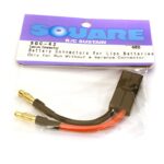 Square R/C Battery Connectors for LiPo Batteries (Tamiya JST-XH-type)