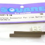 Square R/C Balance Connector for LiPo Batteries, 2x 2S (Male)