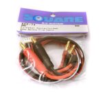 Square R/C European Connector 4mm and 4mm Banana Plug Cable (400mm)