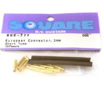 Square R/C European Connectors, 2mm Short (12xFemale)