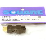 Square R/C XT-60 Female and 2P Male Conversion Connector (Compact)