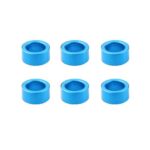 Square R/C Aluminum Collars, 6x4x3mm (Light Blue) 6 pcs.