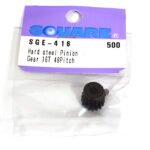 Square R/C Hard Steel Pinion Gear (48-pitch) 16T