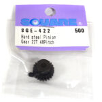 Square R/C Hard Steel Pinion Gear (48-pitch) 22T