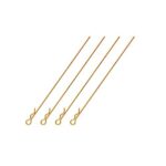Square R/C Body Clips - Long, 110mm length, Small Head (Gold) 4 pcs.