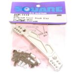 Square R/C Aluminum Front Damper Stay Silver (Tamiya 1/18 G6-01)