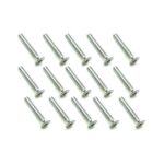 Square R/C M3 x 18mm Stainless Steel Flat Head Hex Screws (15 pcs.)