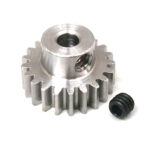 Square R/C HV700 super-hard Aluminum pinion Gear, 06-Module (for Tamiya) 23T
