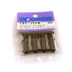 Square R/C Strong Ball End (Medium) for Tamiya Hex Pillow Balls, Dark Gray