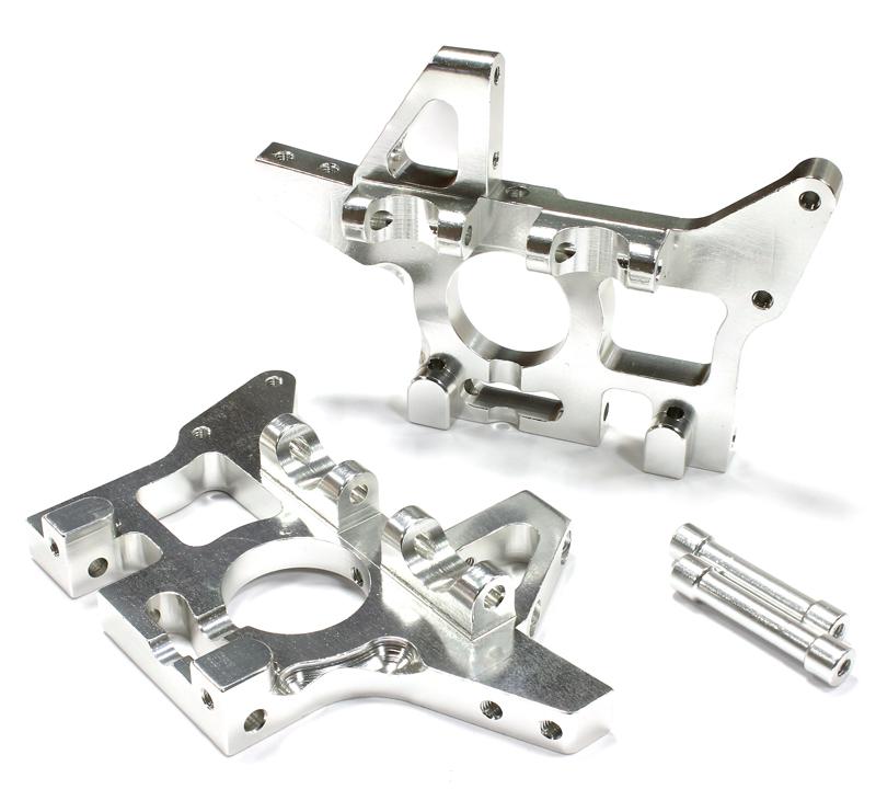 T3014CHROME Evolution-4 Front Bulkhead for T-Maxx 3906 4907 4908 4909 4910 - Image 1