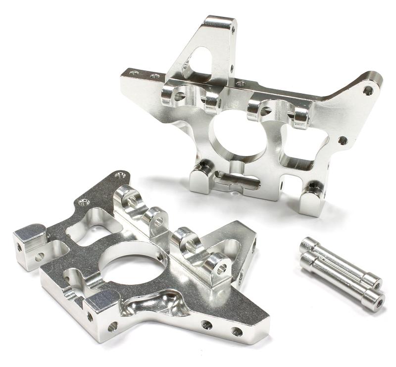 T3015CHROME Evolution-4 Rear Bulkhead for Traxxas T-Maxx 3.3 (3906, 4907, 4908, 4909, 4910) - Image 1
