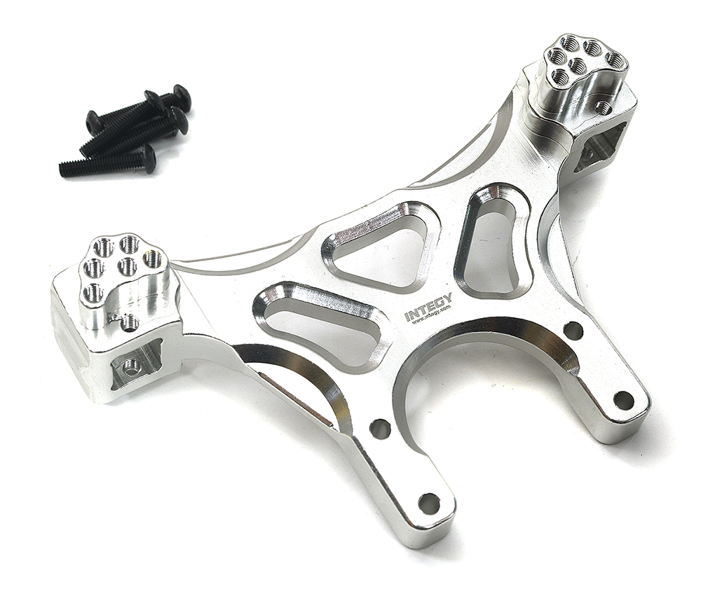 T3032SILVER Evo-5 Shock Tower (1) for T/E-Maxx 3903 3905 3906 3908 4907 4908 4909 4910 4917R - Image 1