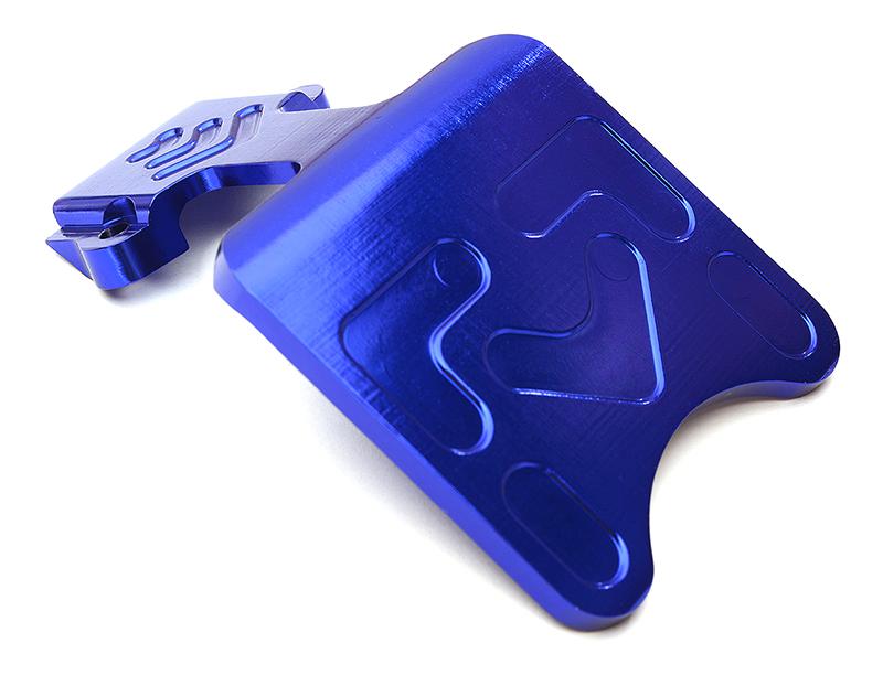 T3197BLUE Evolution3 Front Skid Plate for TRX 1/10 Revo 3.3, E-Revo, Summit & Slayer(both) - Image 1