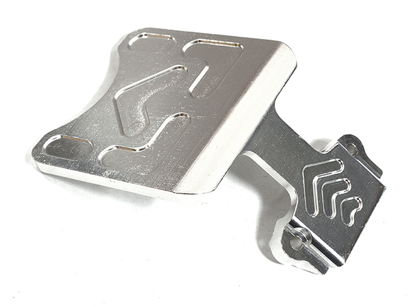 T3197SILVER Evolution3 Front Skid Plate for TRX 1/10 Revo 3.3, E-Revo, Summit & Slayer(both) - Image 1