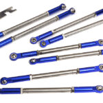 Titanium Pushrod + Turnbuckle Set (8) for 1/10 Revo, E-Revo, Summit