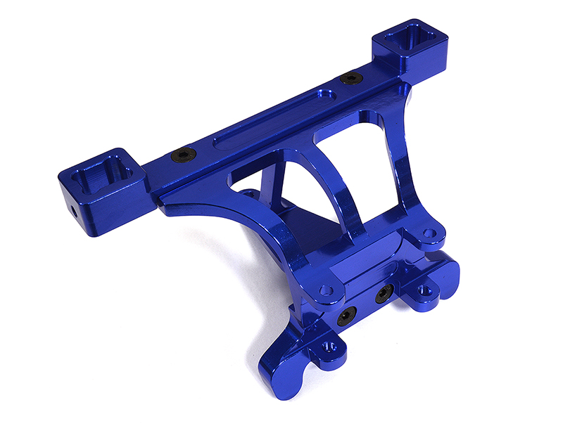 T3257BLUE Evolution5 Front Body+Pin Mount for 1/10 Revo 3.3, E-Revo, Summit & Slayer(both) - Image 1