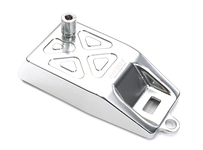 T3268SILVER Evolution-5 Receiver Box Cover for Traxxas Slayer(both) - Image 1
