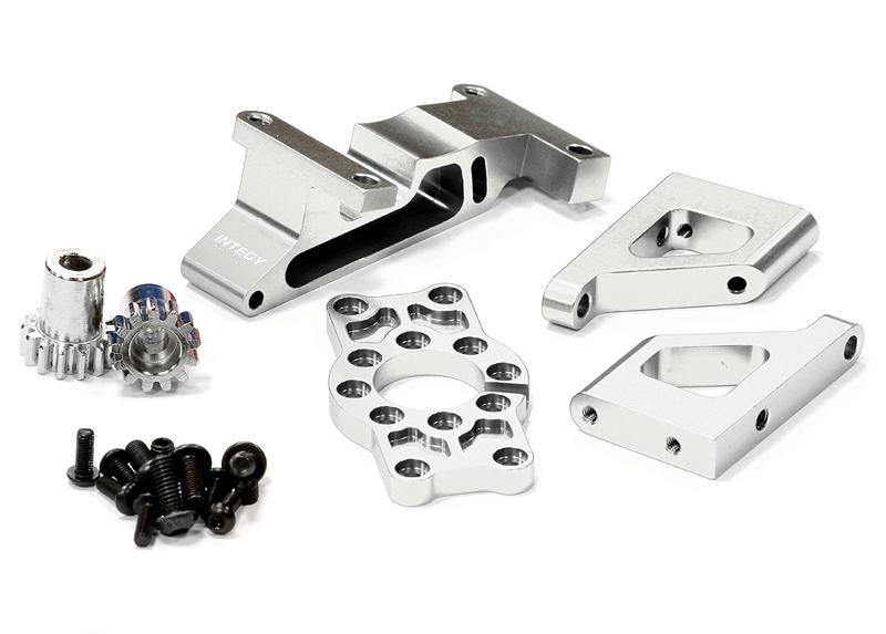 T3285SILVER Brushless Conversion Motor Mount Set for 1/10 Revo 3.3 & Slayer(both) - Image 1